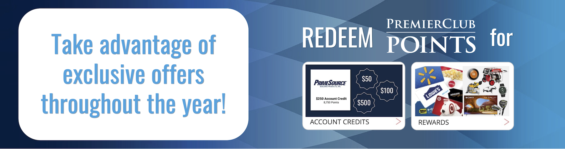 Home premierclub rewards
